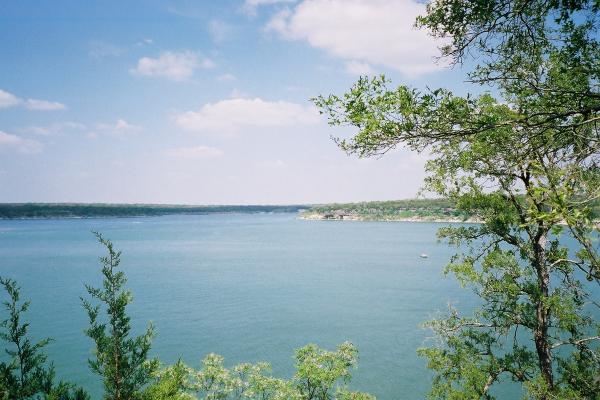 Lake Georgetown in Williamson County Texas